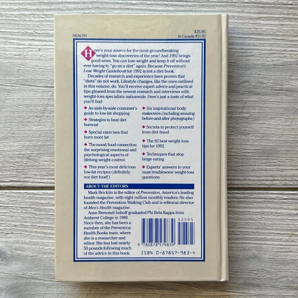 Prevention’s 1992 Lose Weight Guidebook